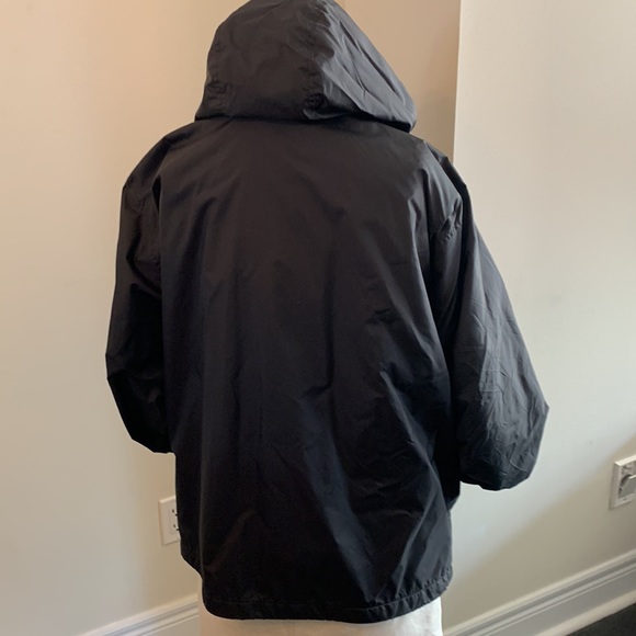 California outwear black unisex worn once nylon shell jersey lining zip jacket - Picture 2 of 7